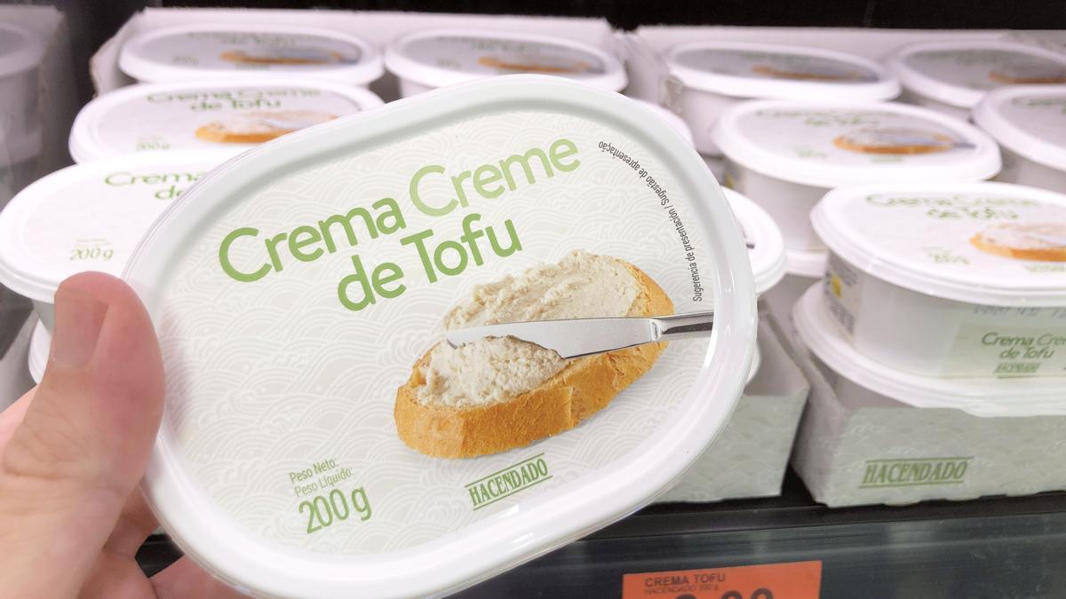 La nueva crema de tofu de Mercadona