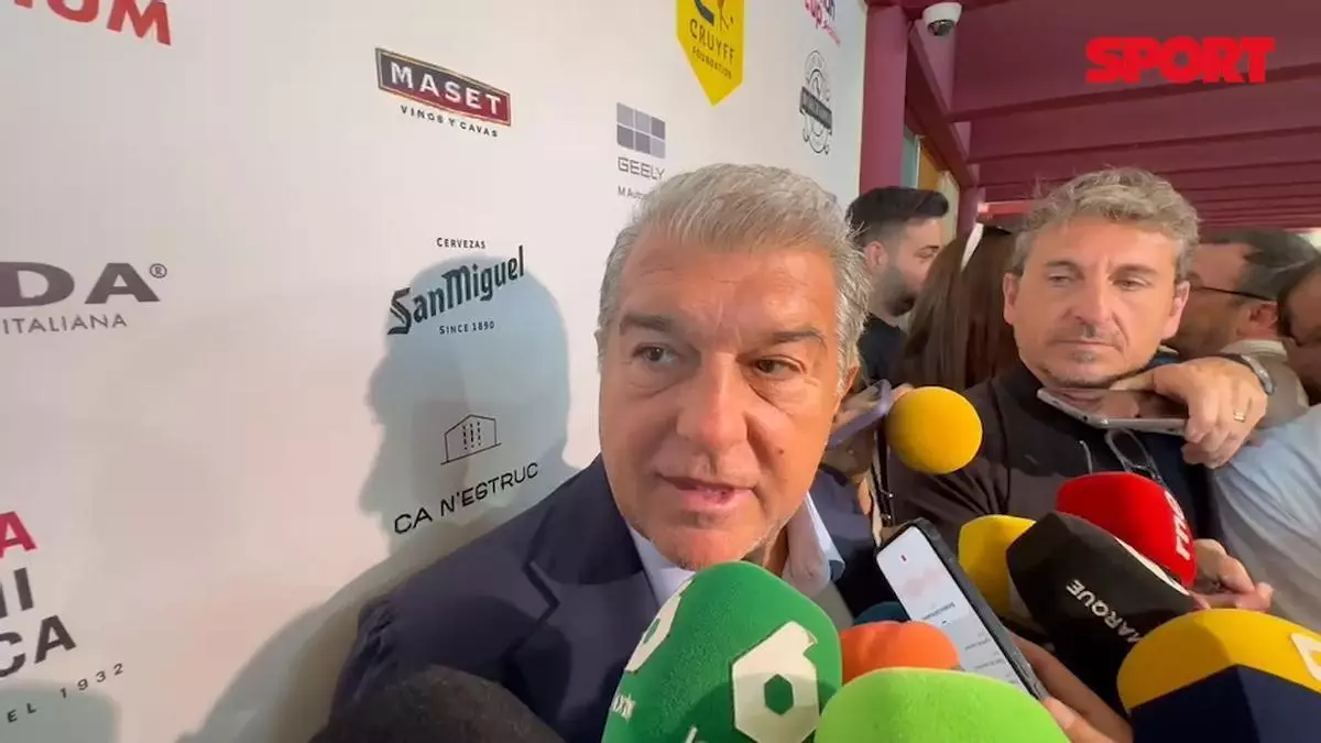Laporta arremete contra Florentino Pérez: "tienen barcelonitis"