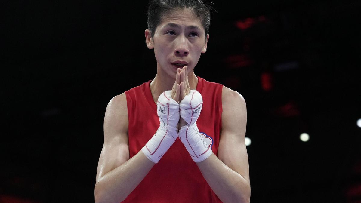 La boxeadora taiwanesa Lin Yu-Ting, tras ganas en su estreno en los Juegos.