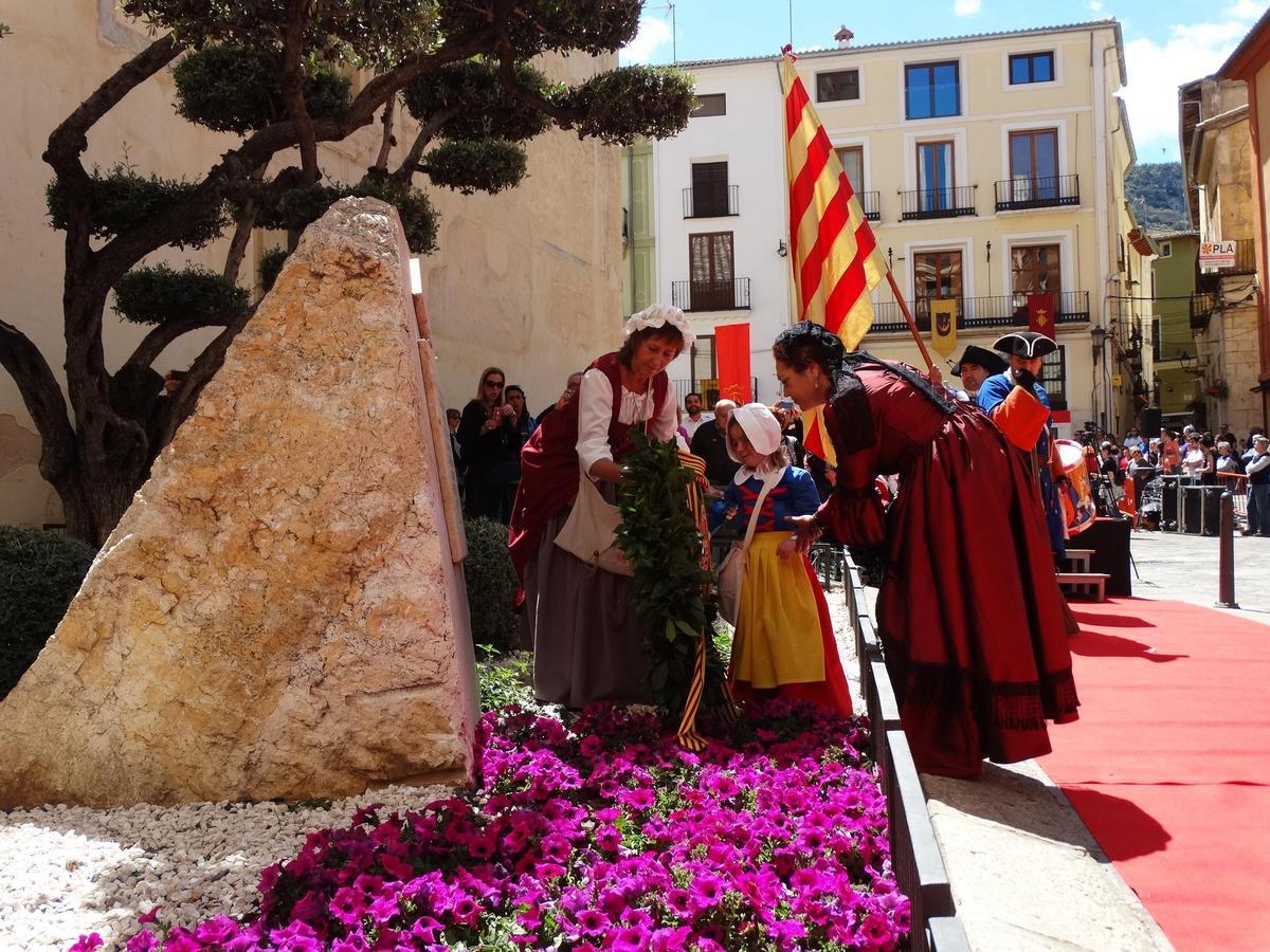 Celebración del 25 d'Abril en Xàtiva en una imagen de archivo.