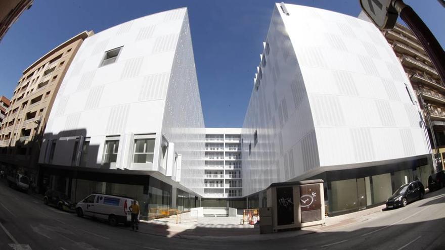 El edificio San Mateo de Ronda Sur es uno de los que han sido restaurados tras los terremotos.