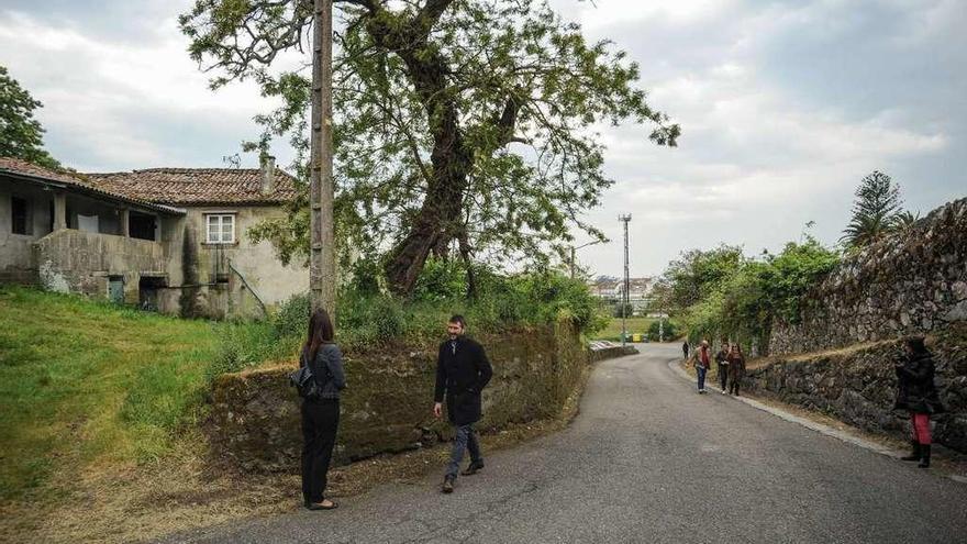 El camino de acceso al barrio de A Torre será ensanchado. // Iñaki Abella