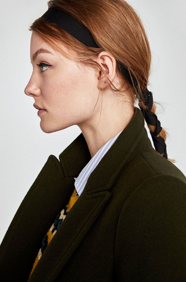El recogido con cintas que propone Zara es el peinado más original verás invierno - Woman