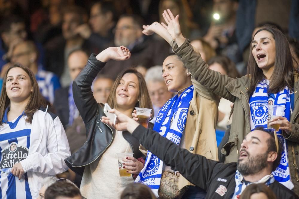 La afición disfrutó del derbi hasta el 0-1