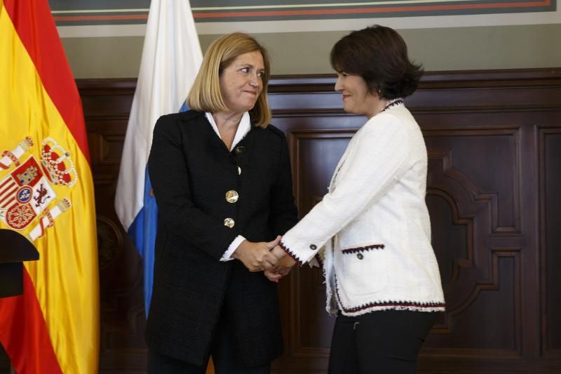 23.04.18 Las Palmas de Gran Canaria. Acto de toma de posesión de la nueva presidenta de la ZEC, Jimena Delgado-Taramona Hernández. Delegación del Gobierno de Canarias.  Foto Quique Curbelo  | 23/04/2018 | Fotógrafo: Quique Curbelo