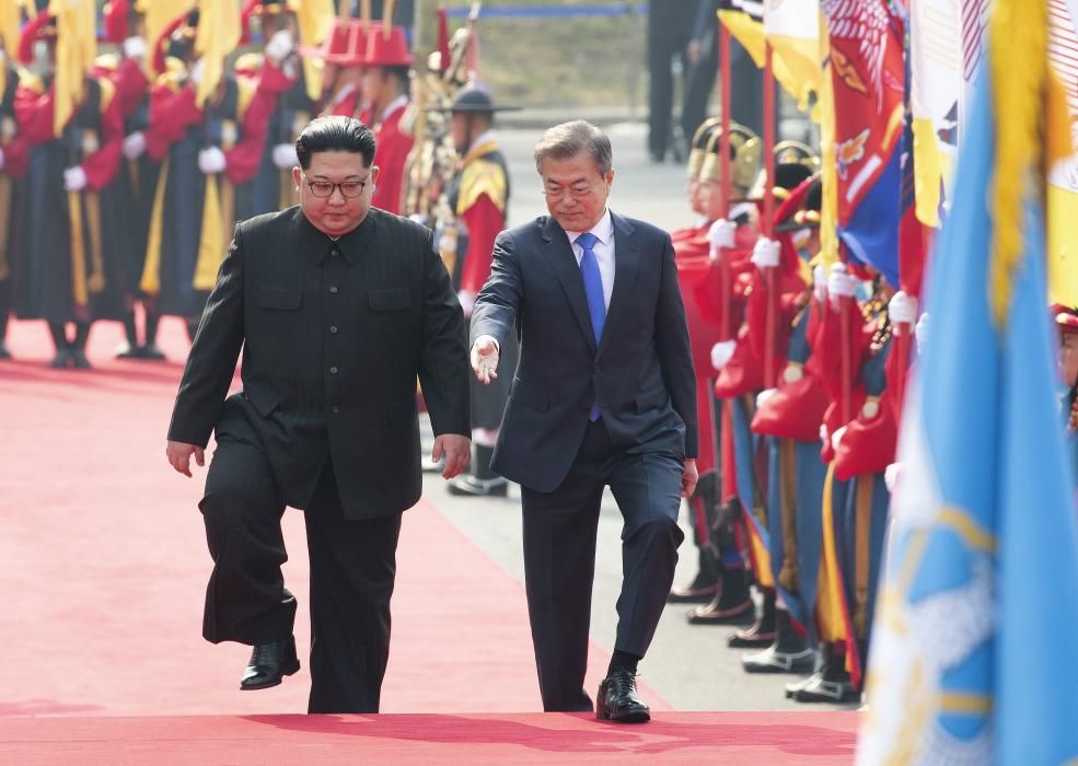 Encuentro entre Kim Jong-un y Moon Jae-in