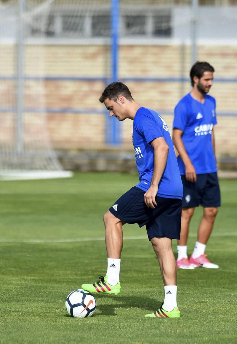 Primer entrenamiento del Real Zaragoza