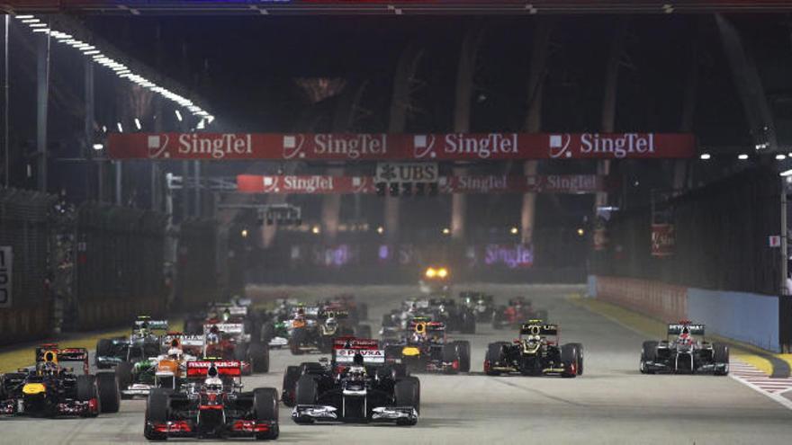 Último Gran Premio celebrado en Singapur.