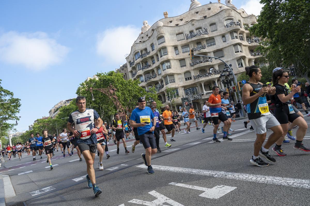 La Cursa de El Corte Inglés por el Passeig de Gràcia