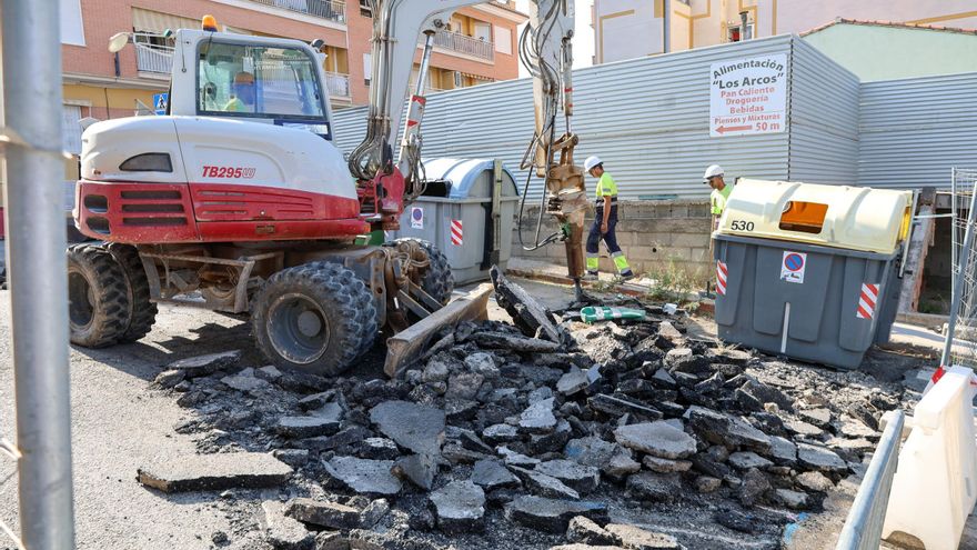 La remodelación de San Cristóbal, en Lorca, también llega a sus calles