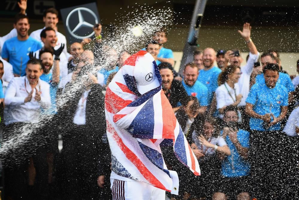 Hamilton, campeón del mundo de F1