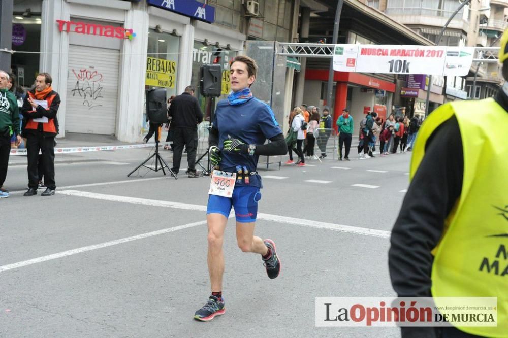 Murcia Maratón y 10 k. Paso por la Gran Vía