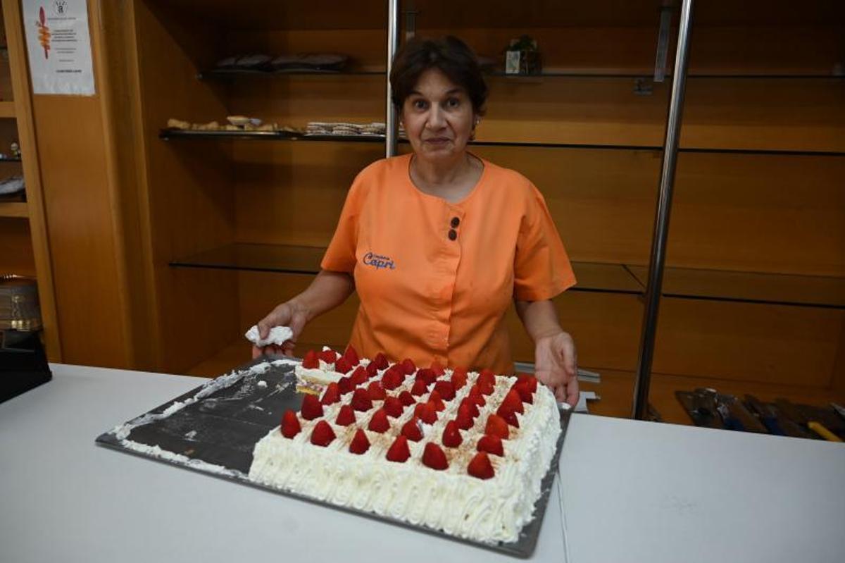 Pilar, de la confitería Capri