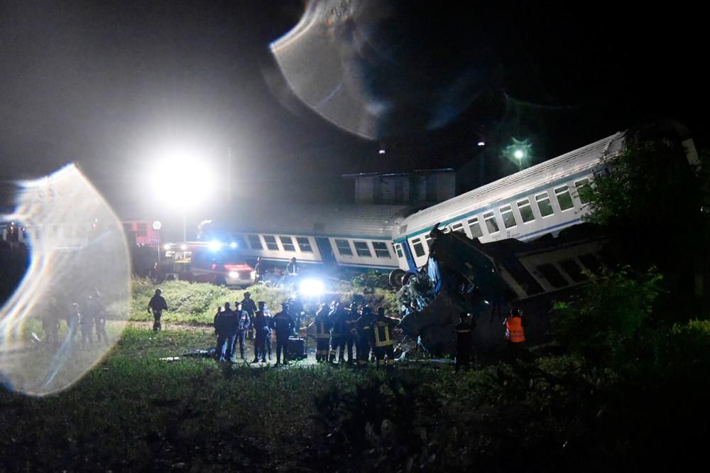 Accidente de tren en Italia