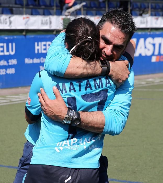 Las viguesas ganan al Victoria FC y confirman su ascenso como mejor quinto clasificado de la categoría.