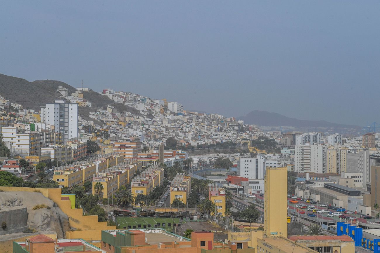 Calima en Las Palmas de Gran Canaria (08/02/24)