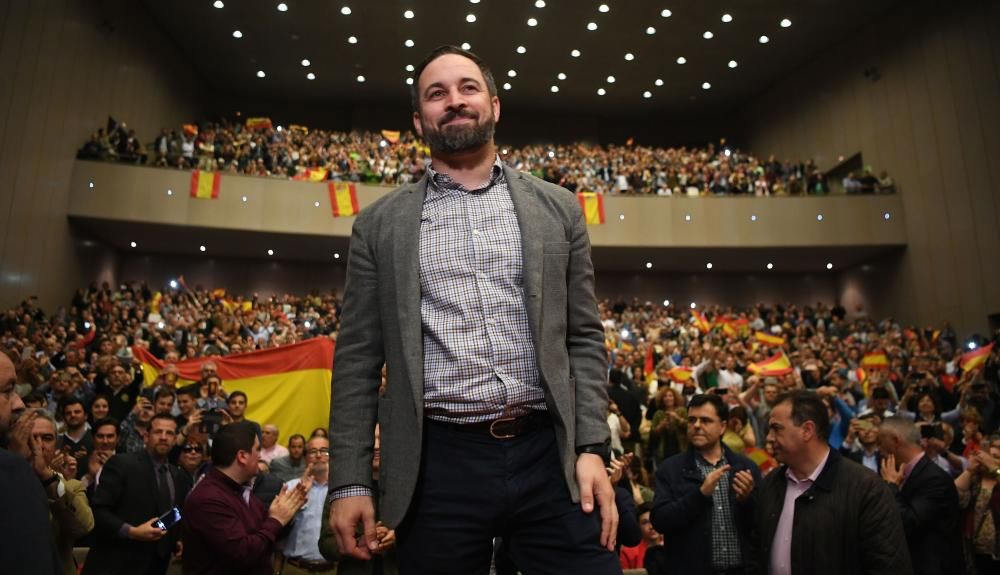 Mitin de Vox en A Coruña con Santiago Abascal