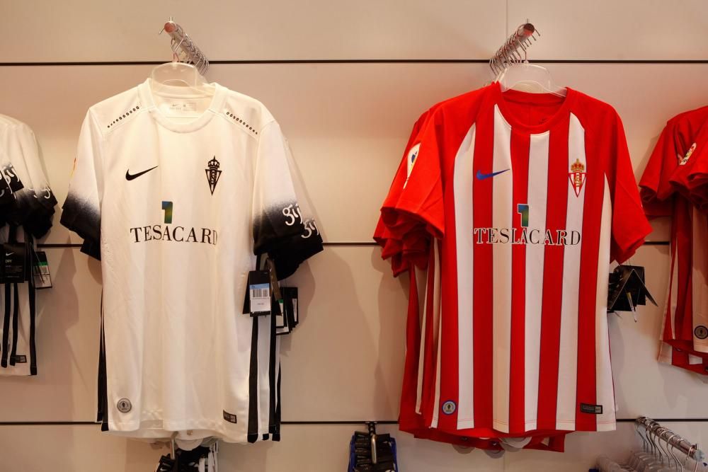 Nuevas camisetas del Sporting