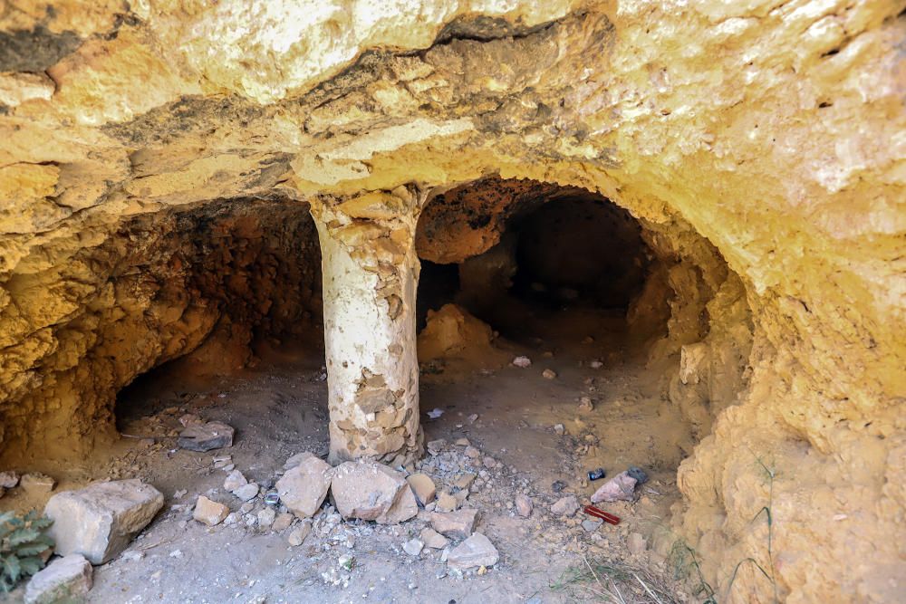 Mina abierta en Orihuela