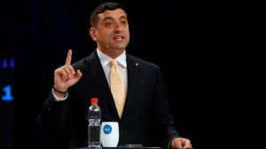 George Simion, el candidato ultranacionalista a las elecciones presidenciales de Rumanía.