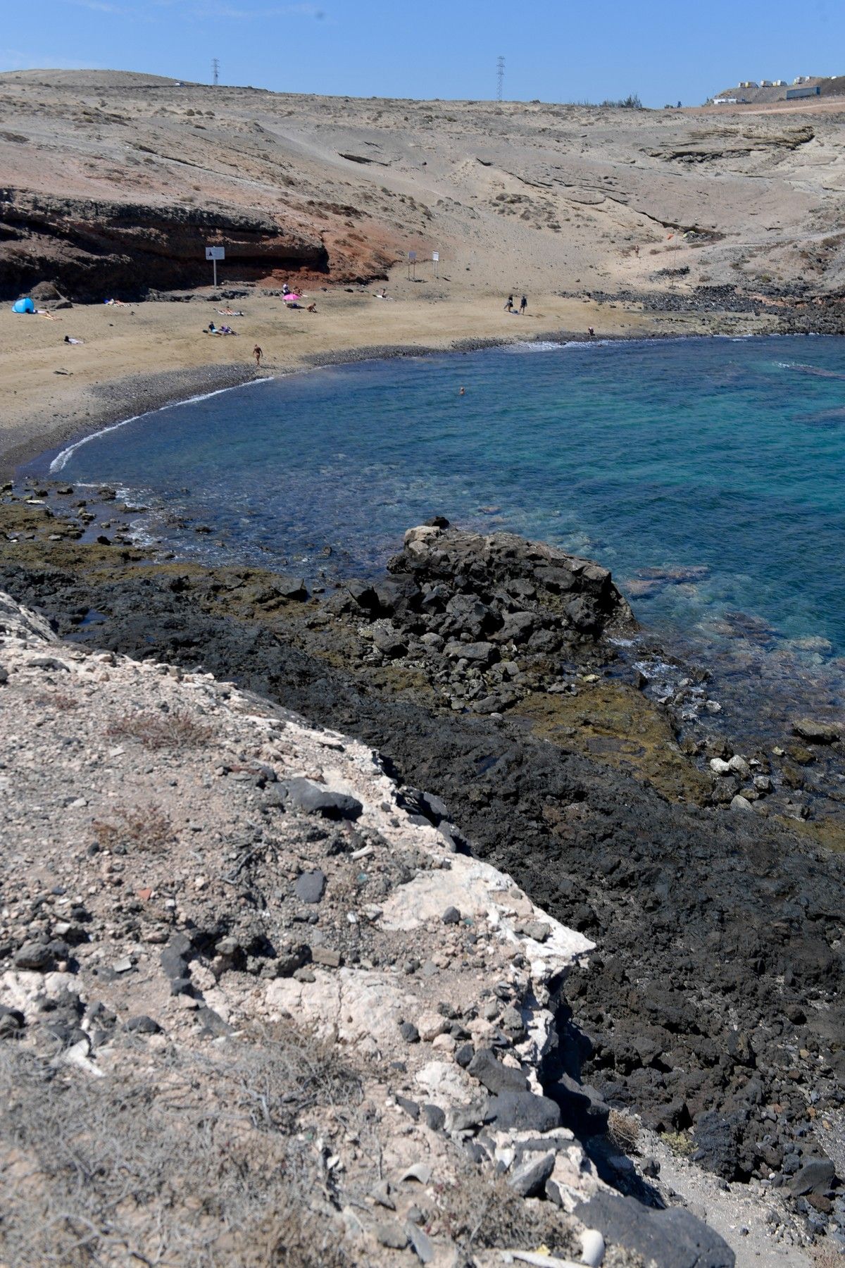 Playa de Aguadulce, en Tufia