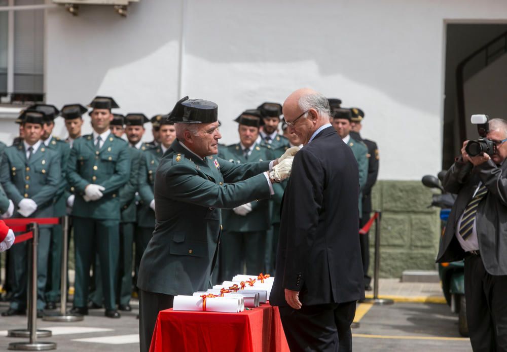 Un momento de la celebración del 173 aniversario de la Guardia Civil.