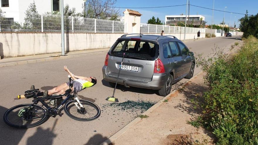 Tres ciclistas heridos en Castellón durante las primeras horas para practicar deporte