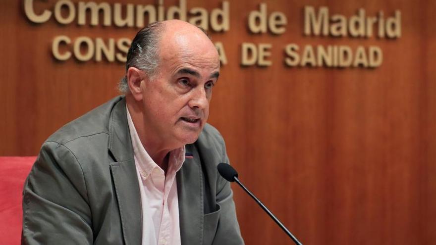 Una imagen de Antonio Zapatero, el viceconsejero de Salud Pública de Madrid.