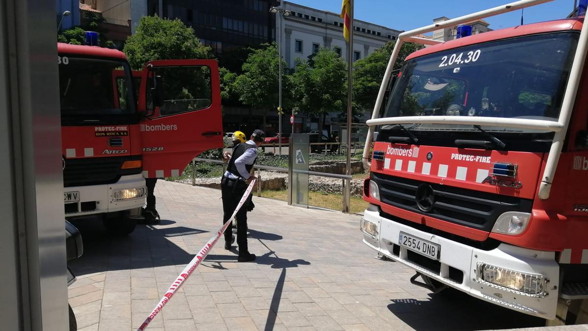 Evacuen els treballadors de la seu de Generalitat de Girona per una alarma d'incendi