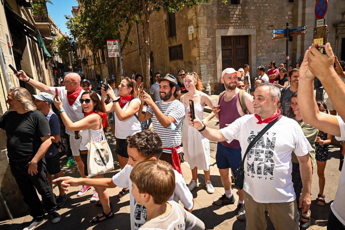 El barrio Gòtic celebra su San Fermín