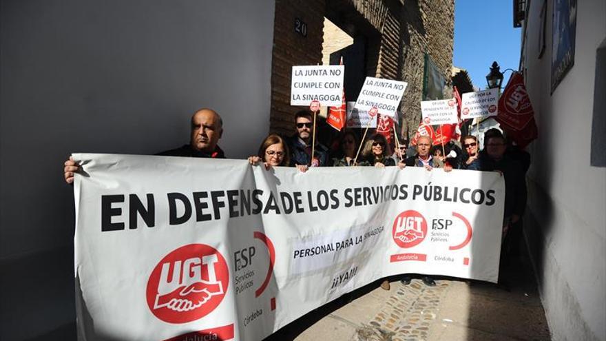 UGT critica la precariedad de personal de la Sinagoga