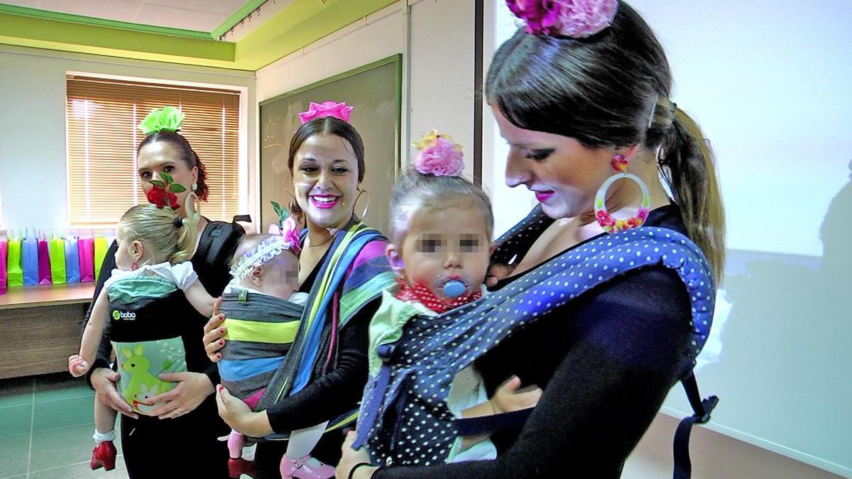Flamenco para celebrar el Día de la Donación de Leche Materna. / El Correo