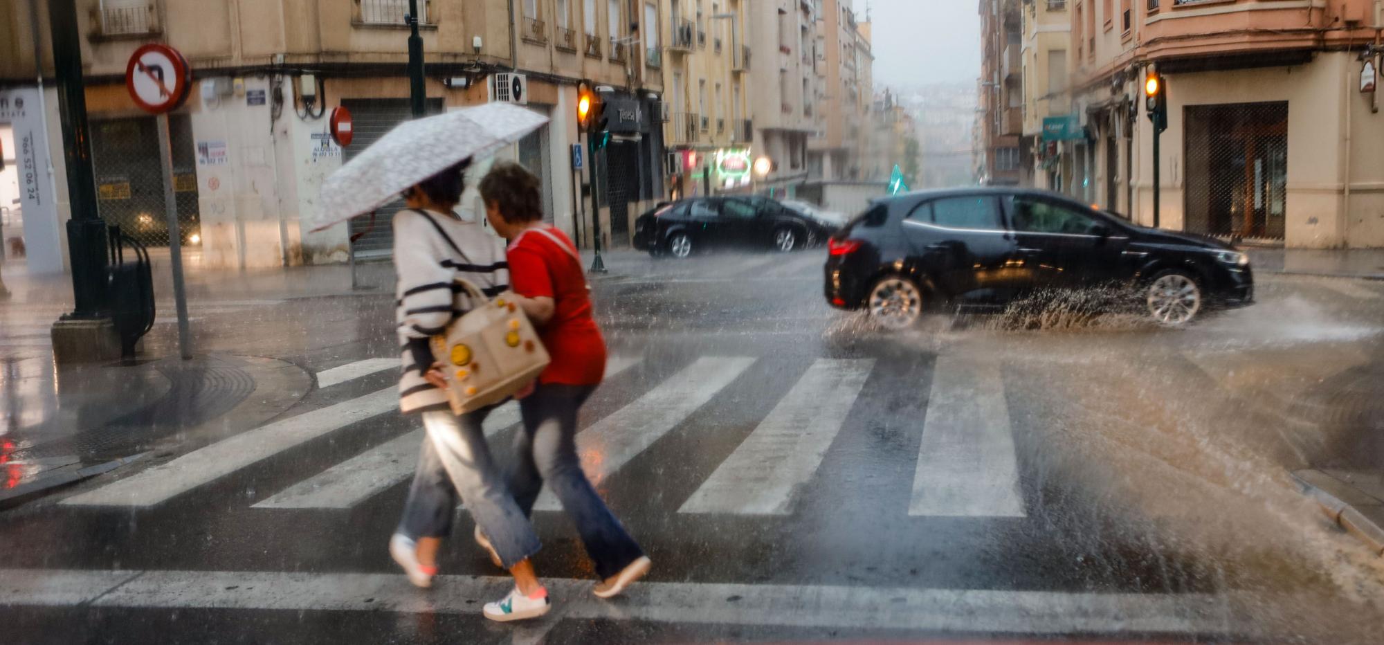 Las tormentas dejan hasta 42 litros en l'Alcoià y El Comtat