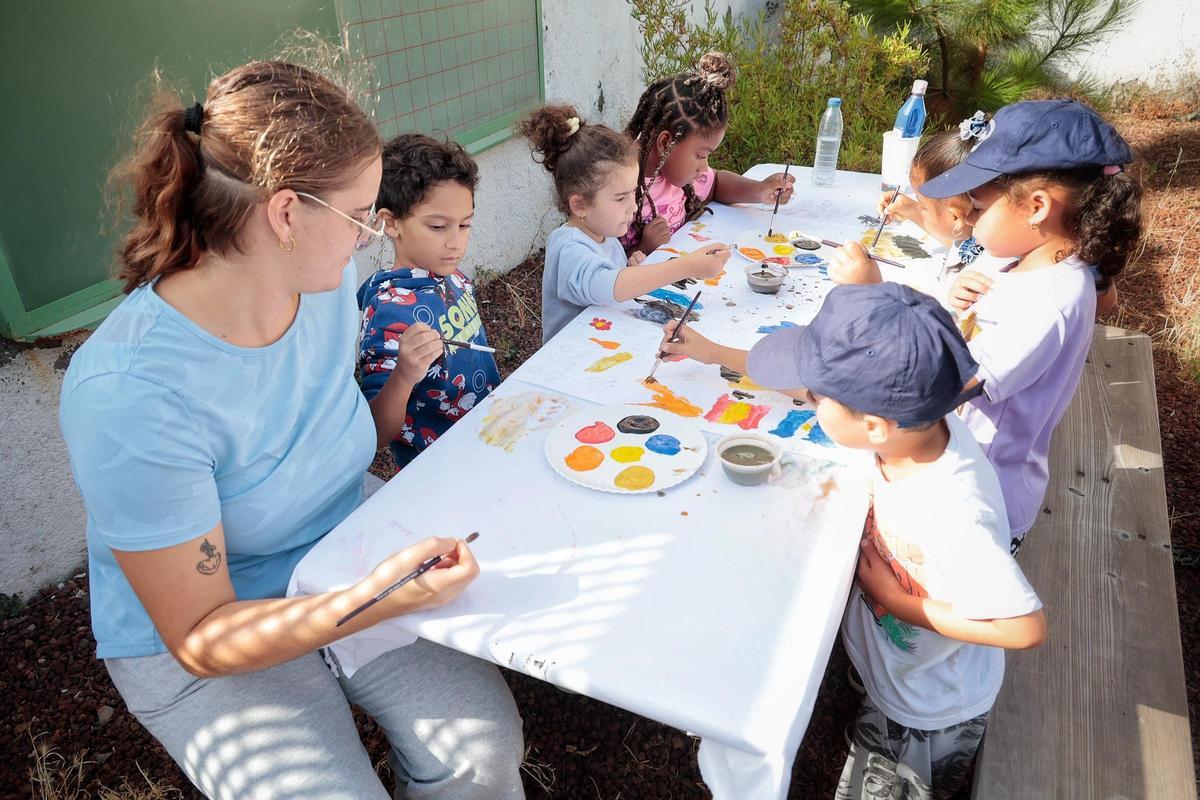 Campamento de verano en el CEIP La Verdellada, La Laguna