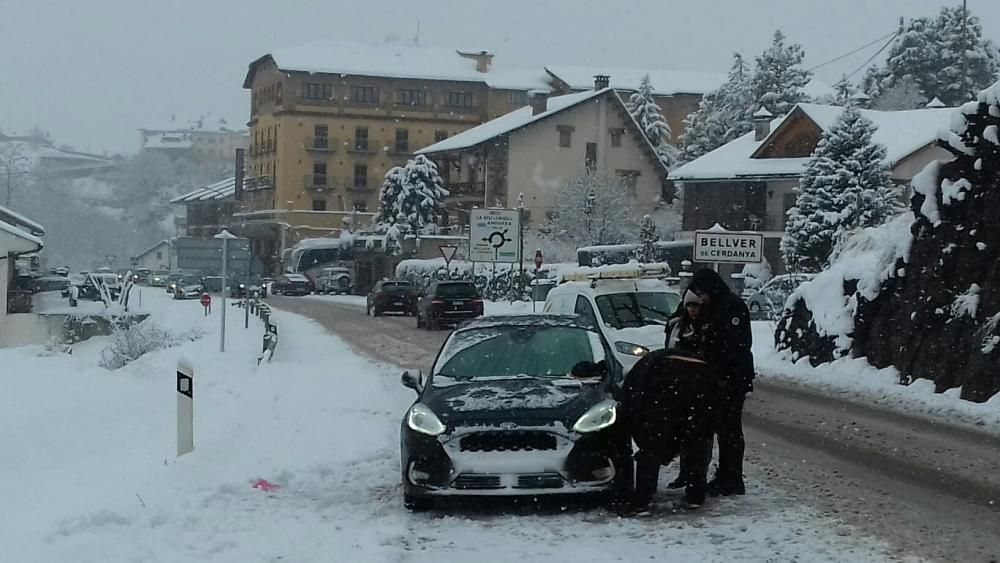 Nevada a la Cerdanya el 28 de gener