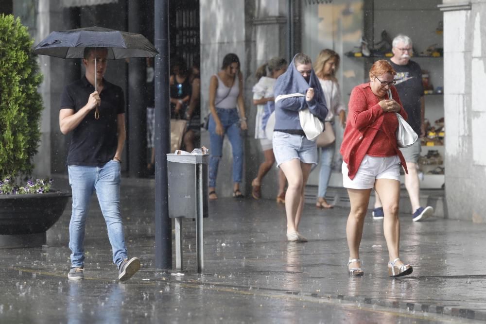 Ruixat a la ciutat de Girona