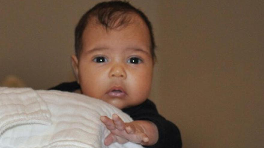 North West, hija de Kim Kardashian y Kanye West.