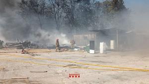 Imagen del incendio en Montcada i Reixac