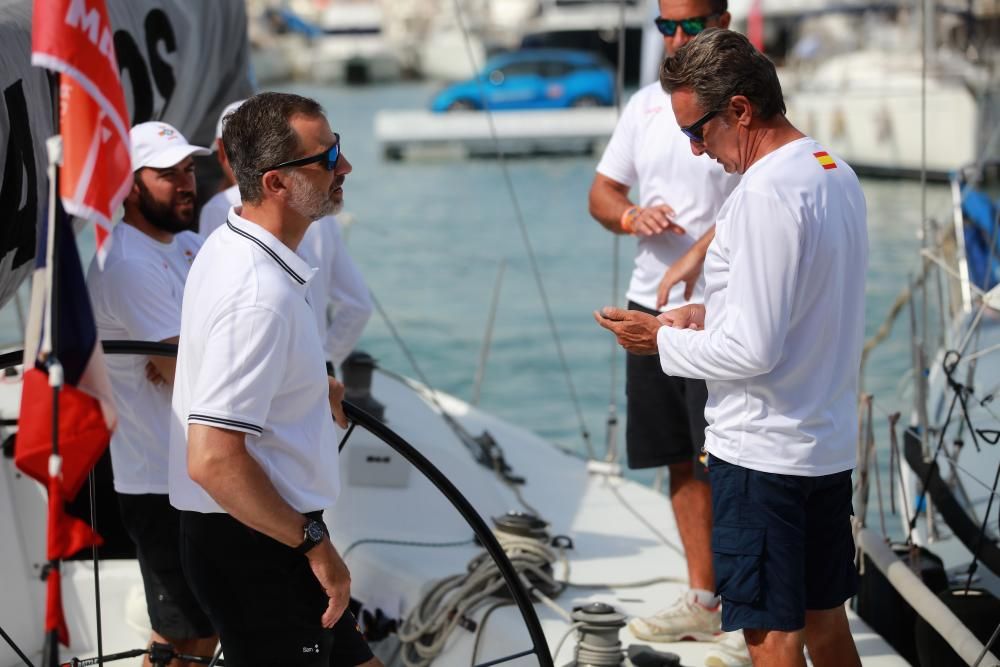 Homenaje en Palma a los regatistas de Barcelona 92, con el Rey a la cabez