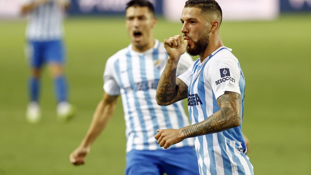 Con el gol de Tete, el Málaga aseguró quedarse en Segunda División