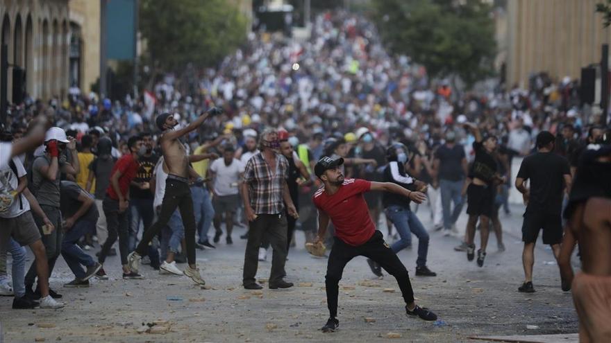 Nuevos disturbios en Beirut al incorporse en una manifestación el yerno del presidente