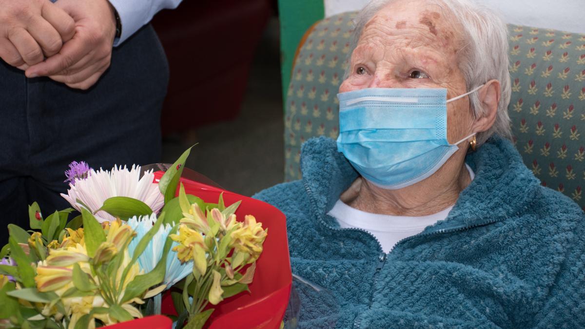 María Benítez, la vecina centenaria de Valsequillo