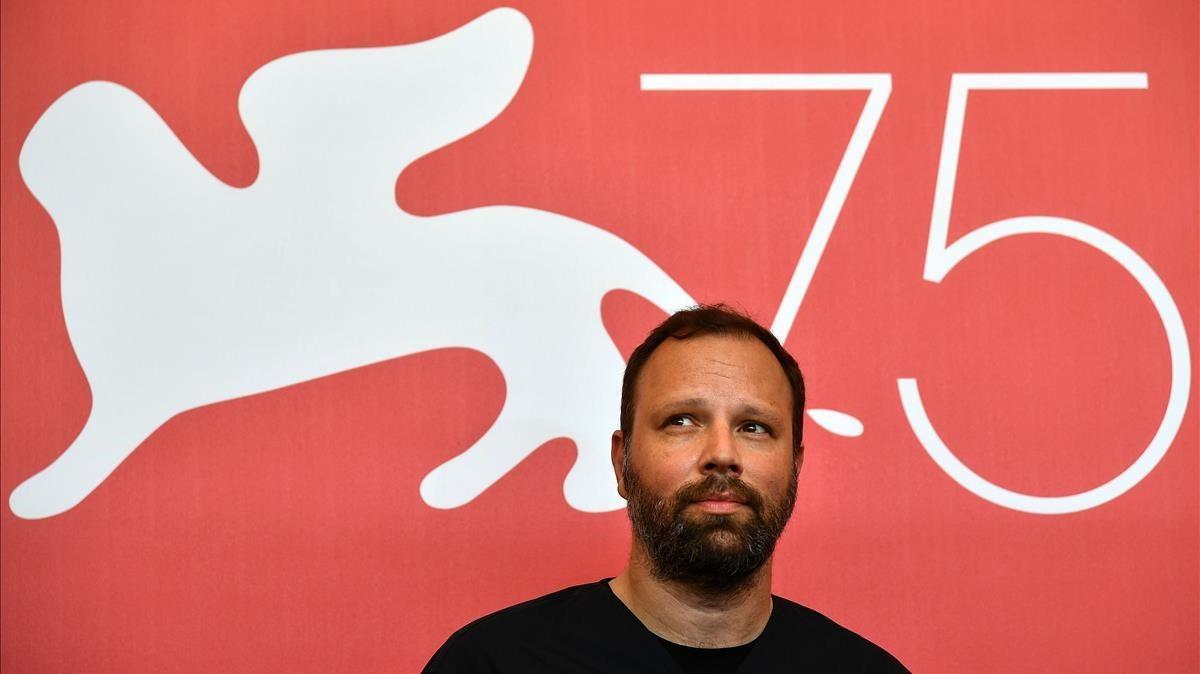 El director Yorgos Lanthimos en el Festival de Venecia