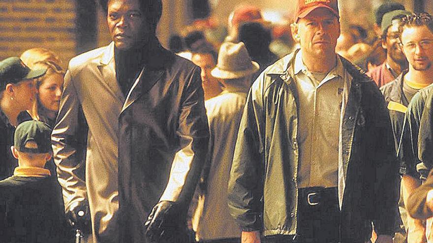 Samuel L. Jackson y Bruce Willis, en ‘El protegido’.