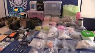 Golpe a los 'breaking bad': la Policía confisca en València y Alicante casi dos toneladas de metanfetamina