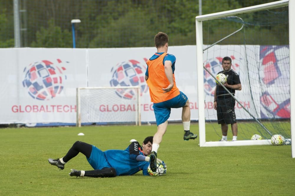 Entrenamiento del Real Oviedo