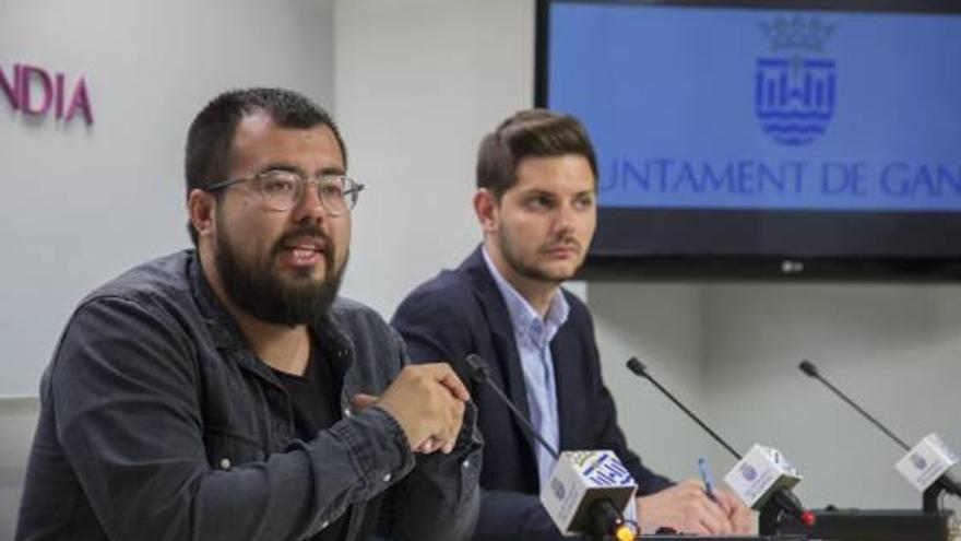 Nahuel González y José Manuel Prieto, en la rueda de prensa de ayer.
