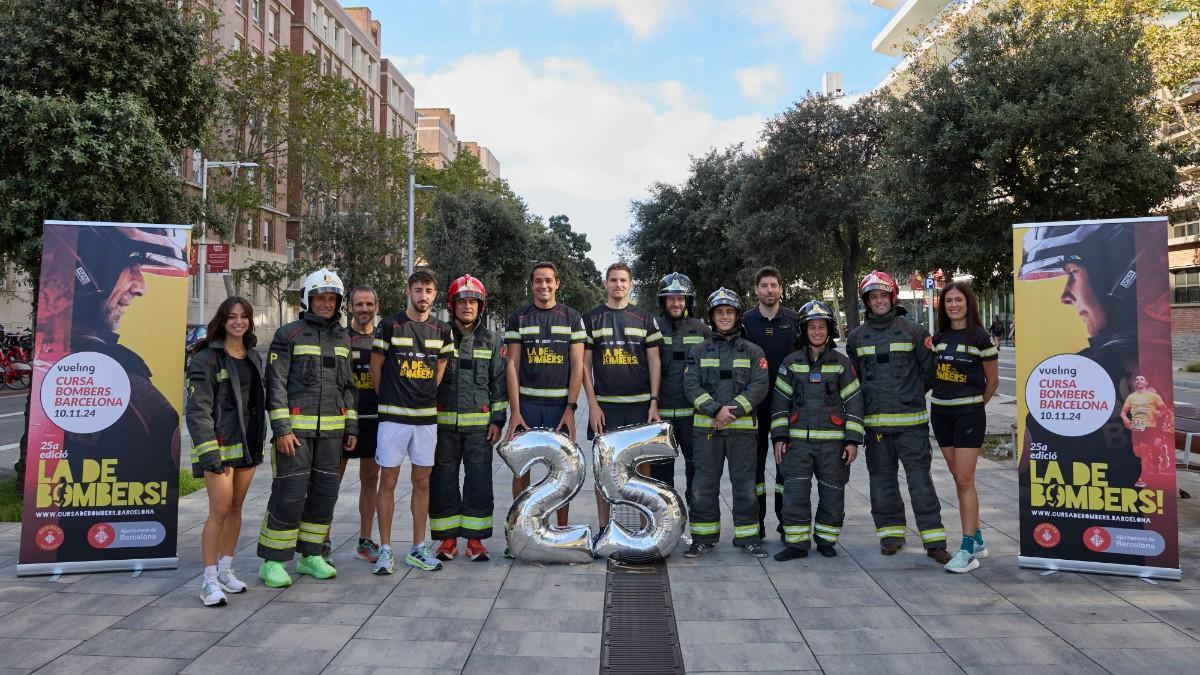 Presentación Vueling cursa dels bombers