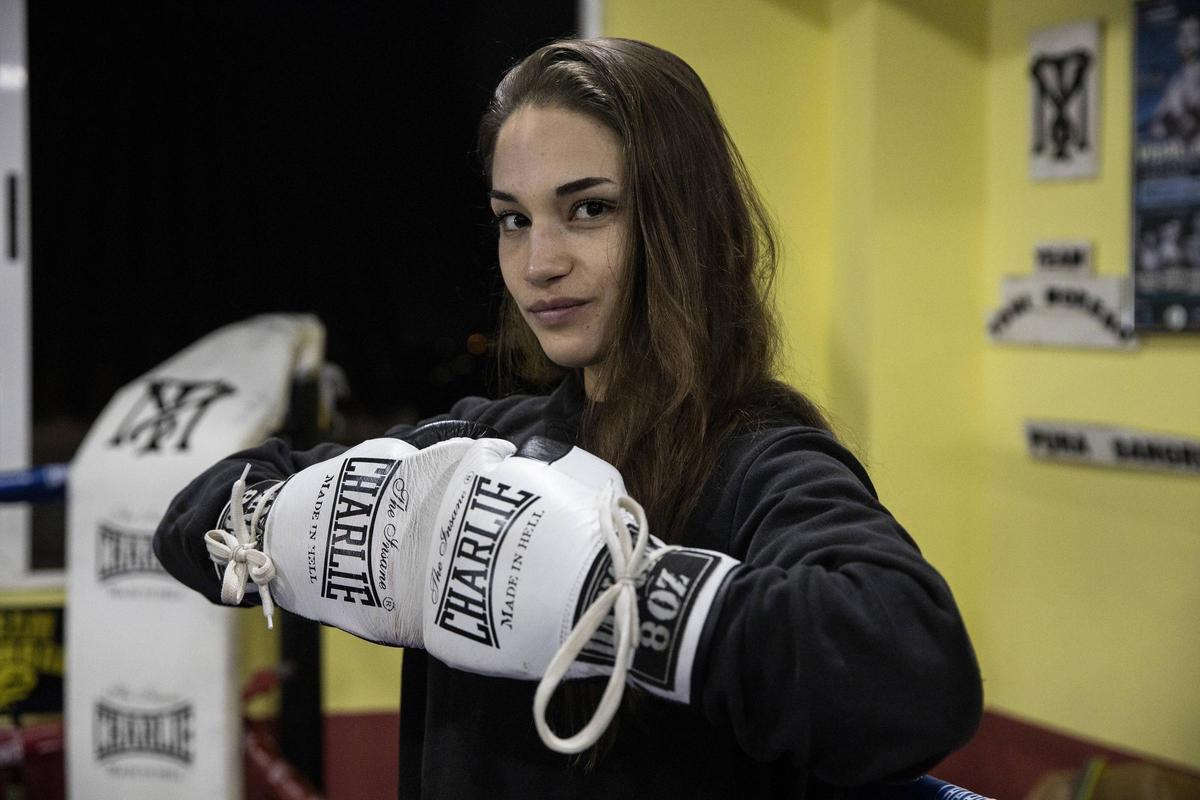 La boxeadora catalana Tania Álvarez.