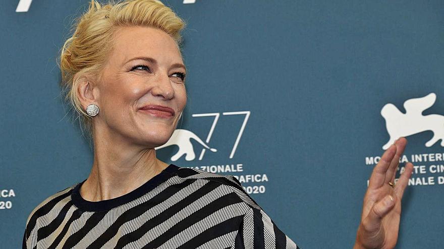 La presidenta del jurado, la actriz Cate Blanchett.